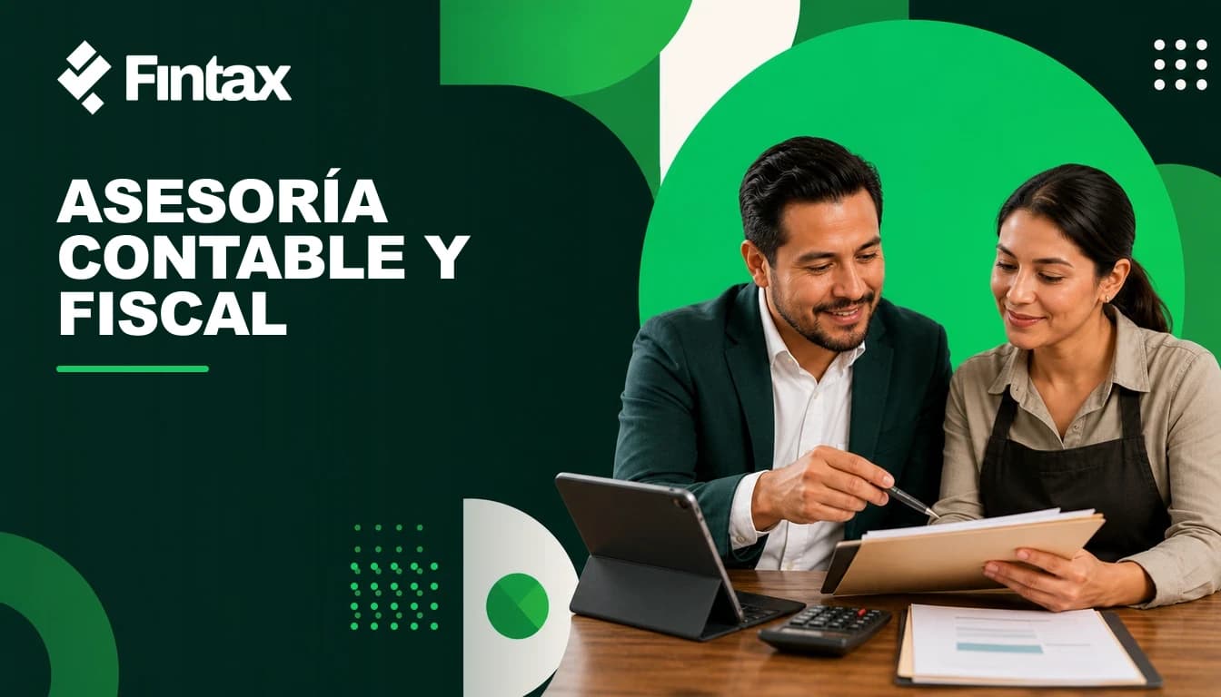 Asesora fiscal y dueña de negocio revisando un diagnóstico contable organizado.