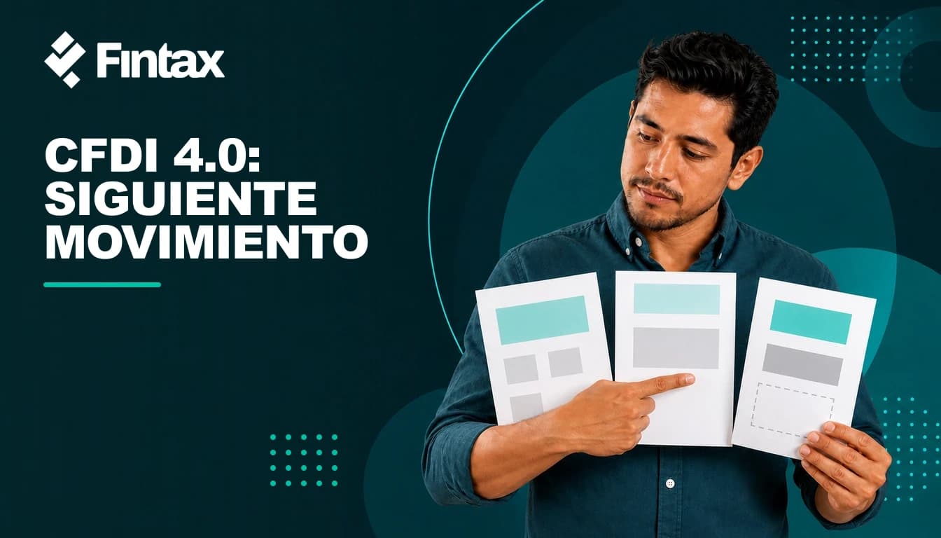 Responsable de facturación eligiendo el siguiente movimiento de un CFDI con evidencia.