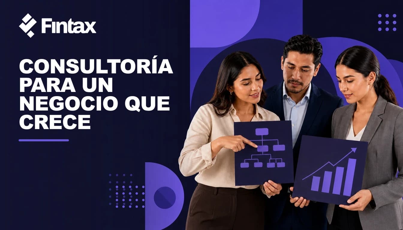 Equipo directivo y consultora fiscal mapeando la complejidad de un negocio en crecimiento.