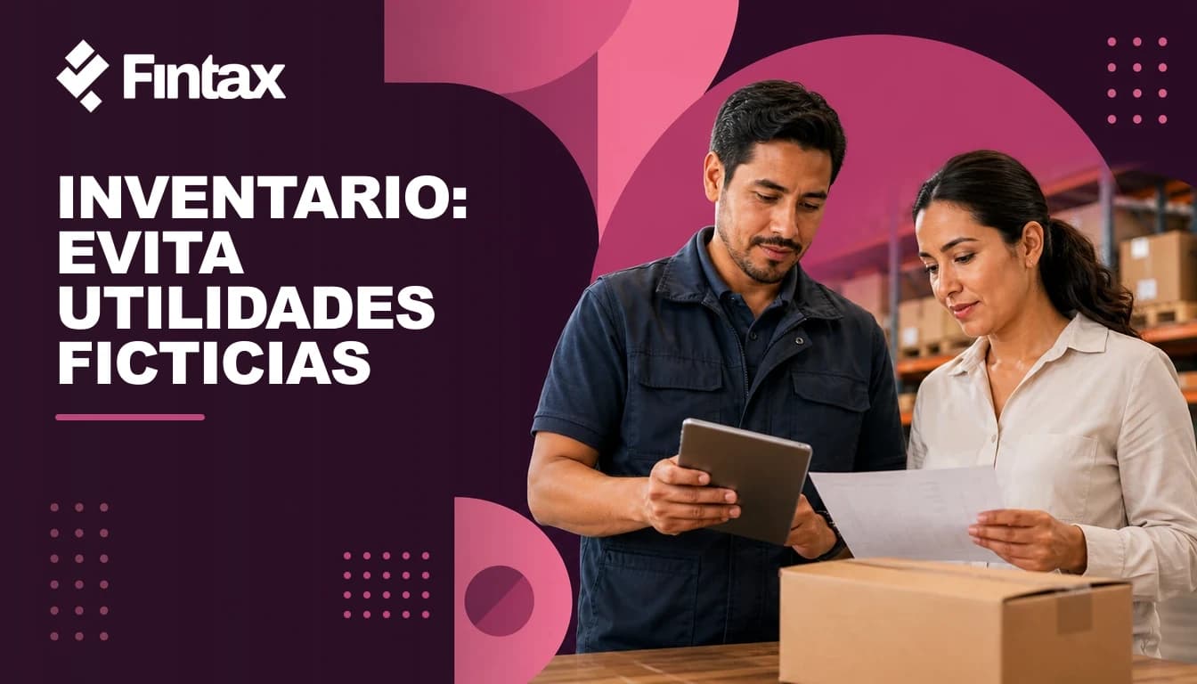 Encargado de almacén y contadora conciliando inventario físico y costo de ventas.