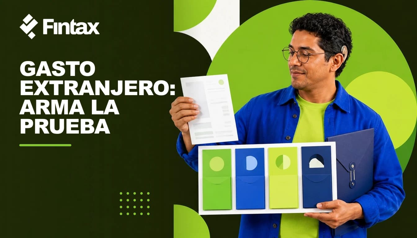 Empresario mexicano separando invoice extranjera, pago, IVA de importación y pedimento en expedientes distintos.