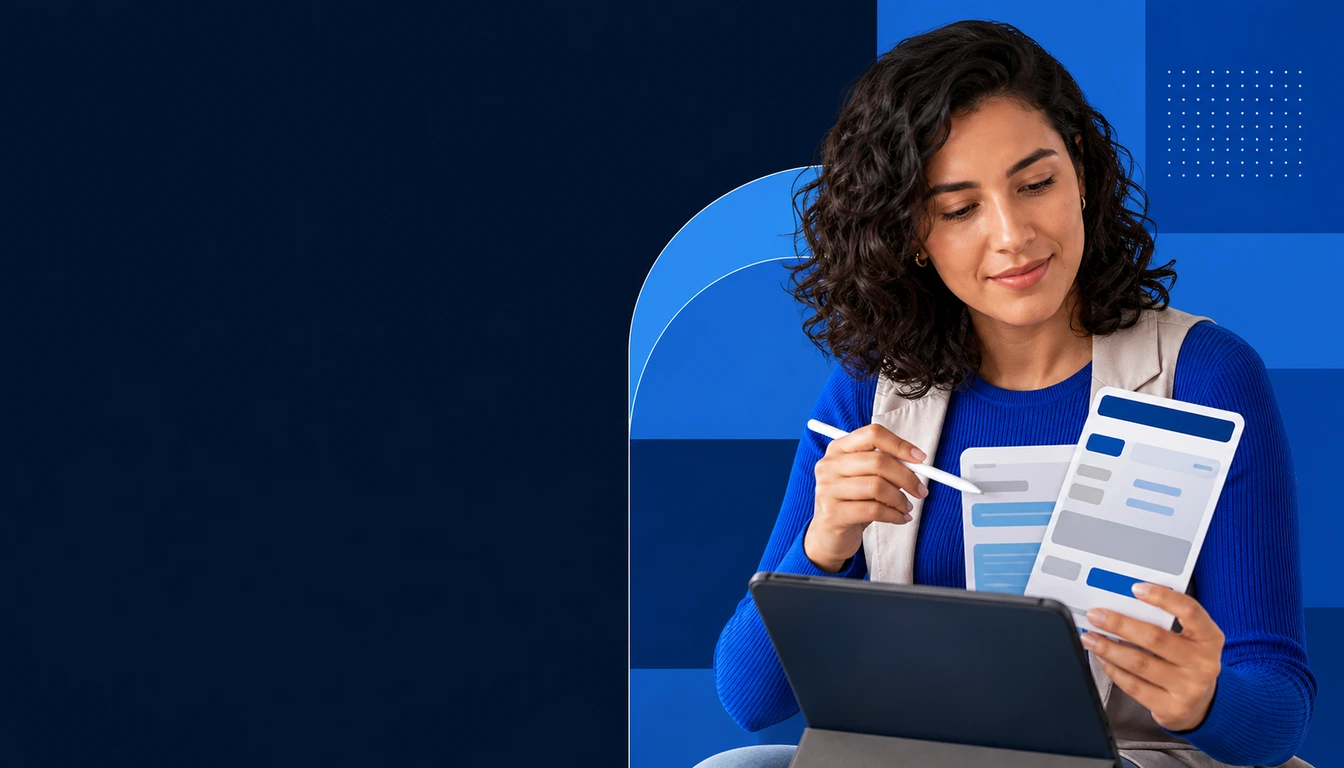 Freelancer checking prefilled data and bank records before a monthly RESICO filing.