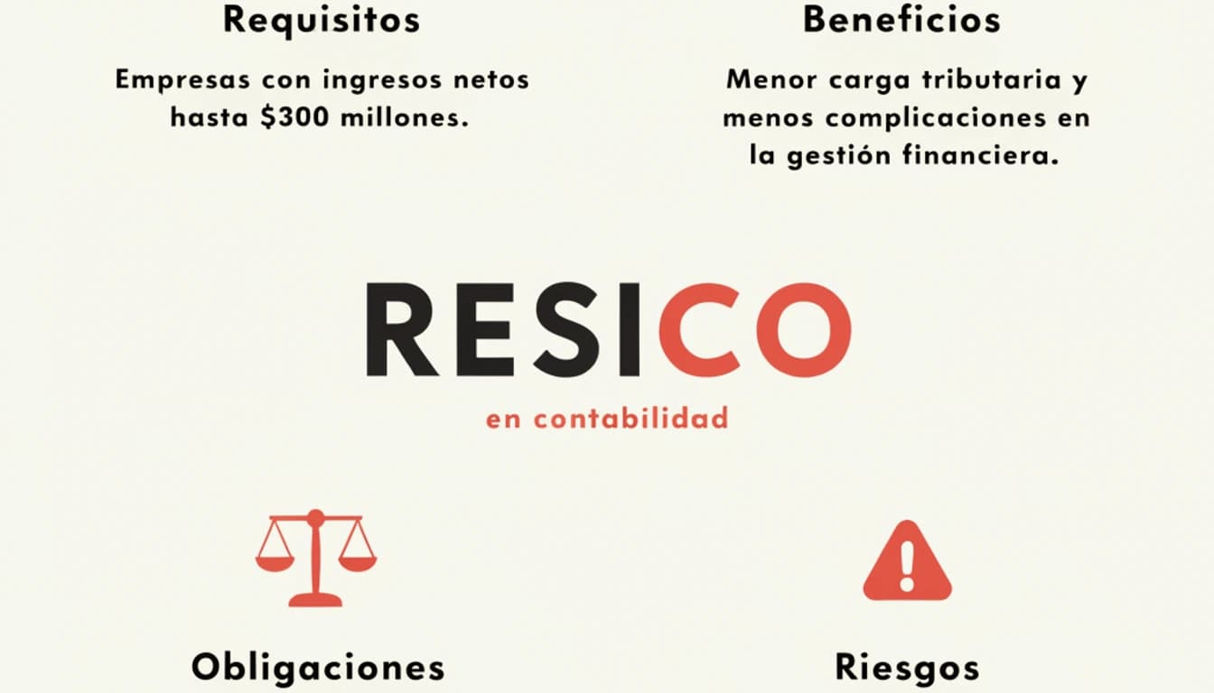 Contribuyente RESICO revisando CFDI, cobros, IVA, retenciones y declaraciones mensuales ante el SAT
