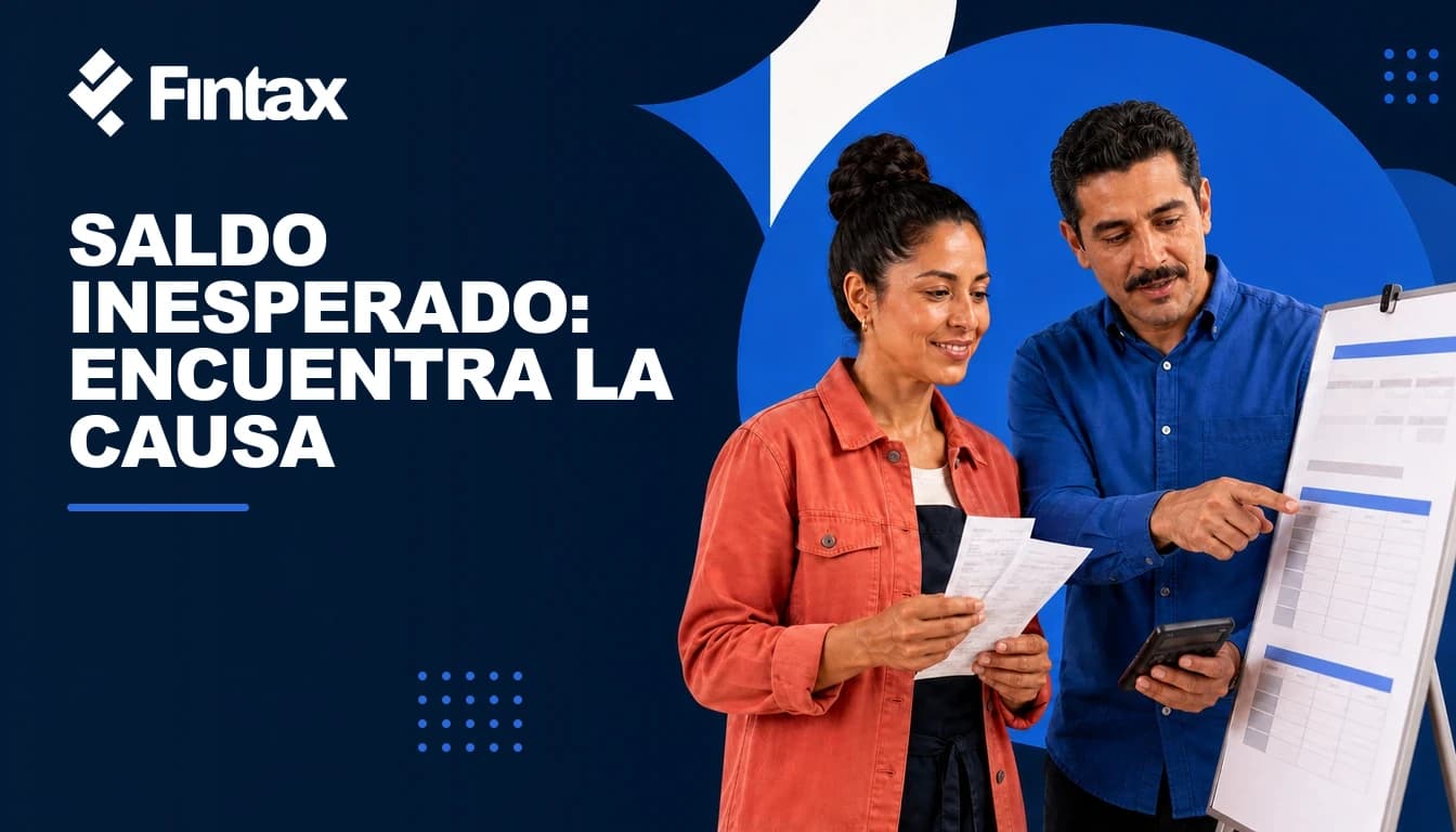 Dueña de negocio conciliando un saldo a cargo inesperado con CFDI, pagos provisionales y retenciones.