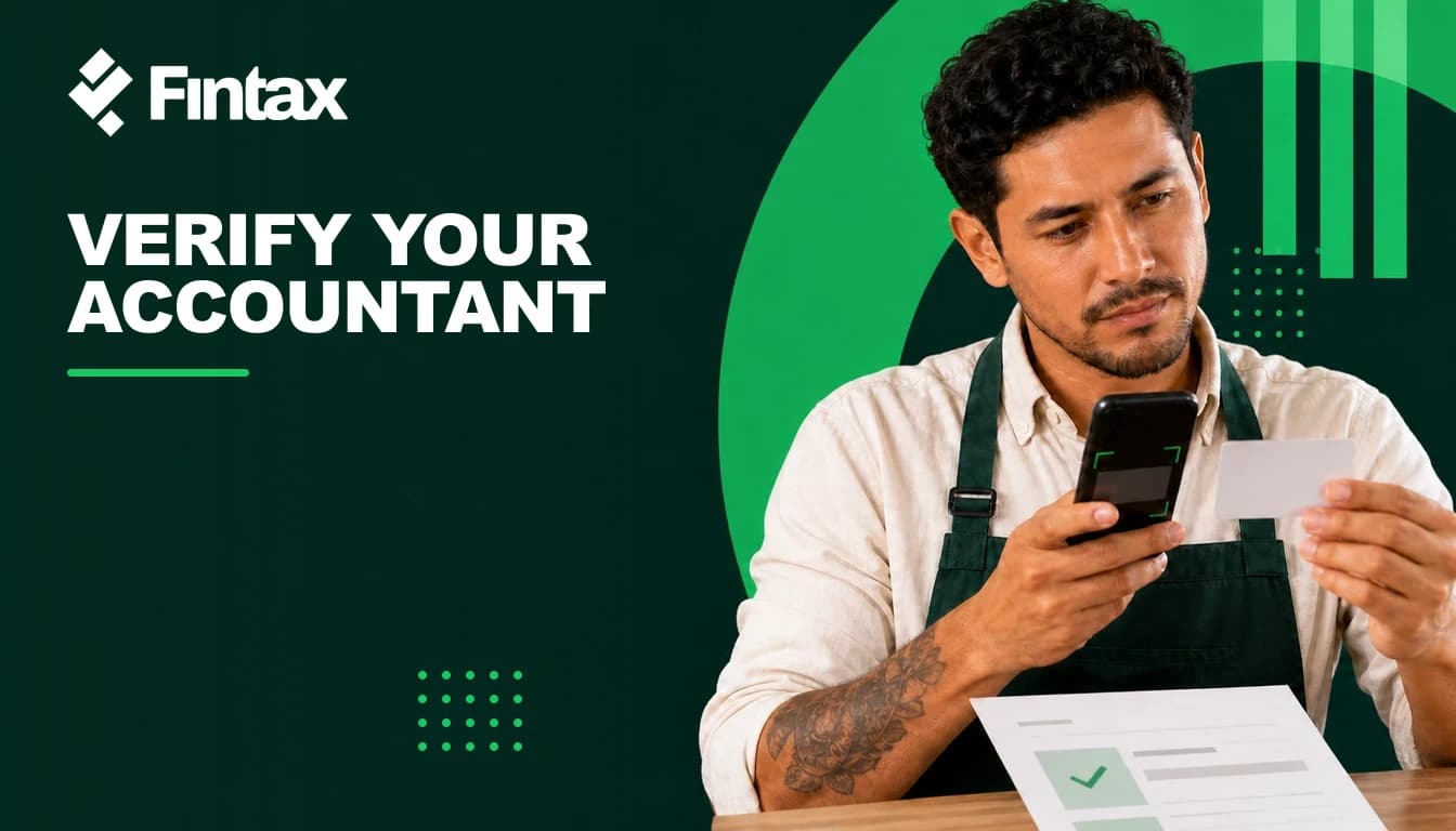 Business owner validating an accountant's credentials and professional record.