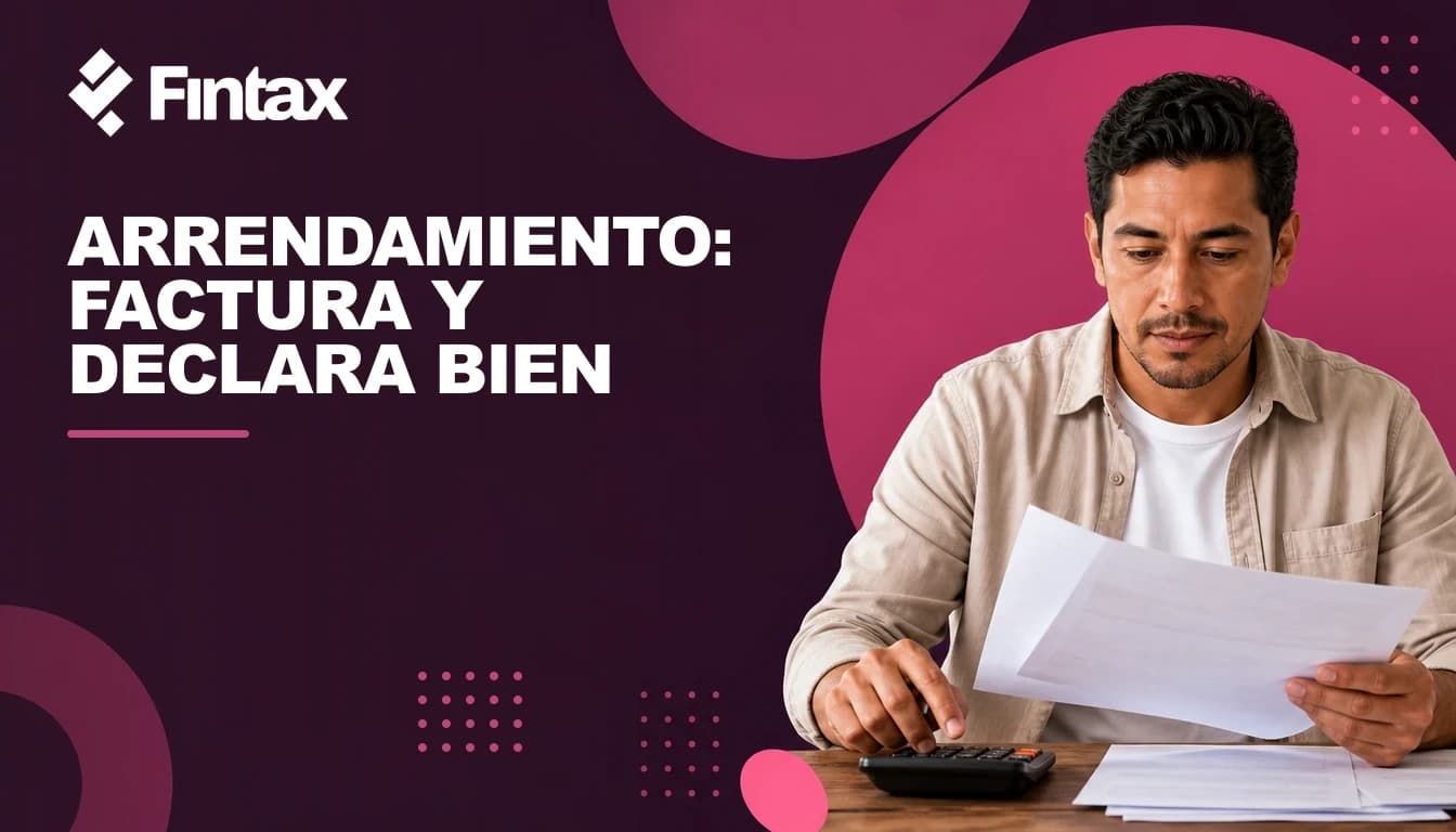 Landlord reviewing contract, CFDI, and tax returns for a property.
