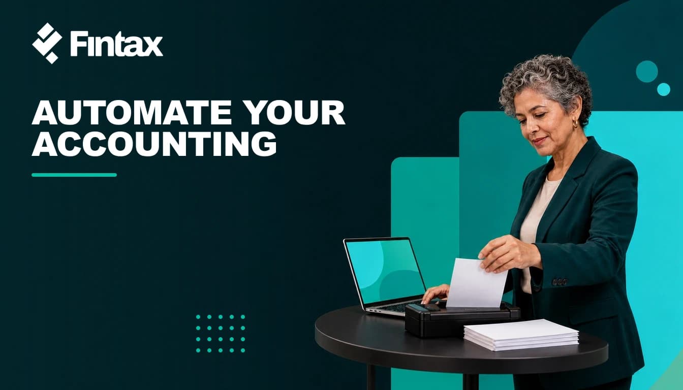 Team connecting invoices, bank records, and returns in an automated accounting workflow.