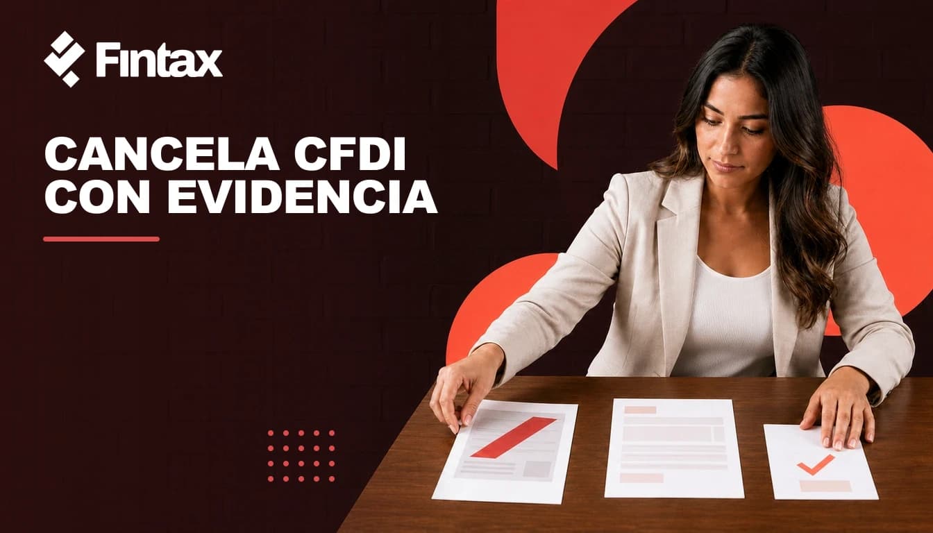 Person linking a canceled CFDI with its replacement and receipt.