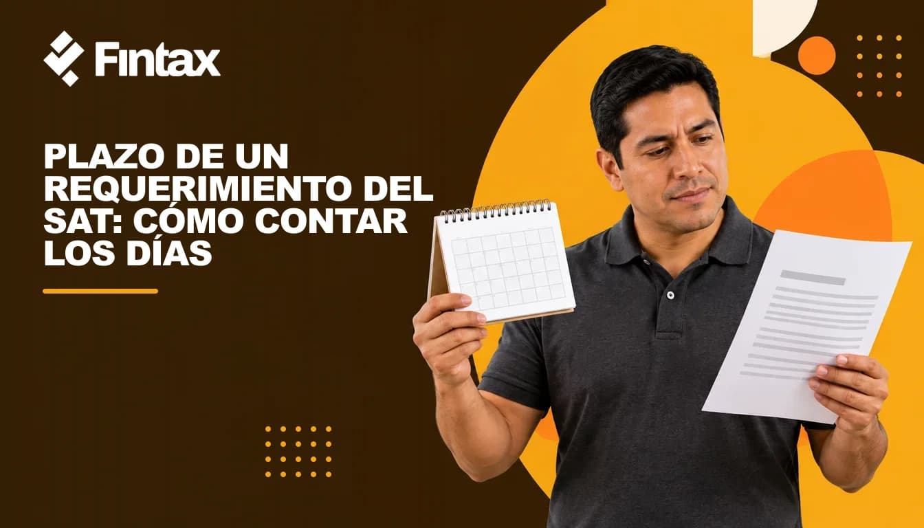 Una contadora mexicana compara un calendario con un documento genérico de apariencia oficial, sin símbolos.