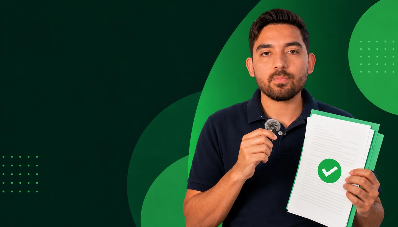 Asesor del video de Fintax explicando cómo subsanar una opinión de cumplimiento negativa.