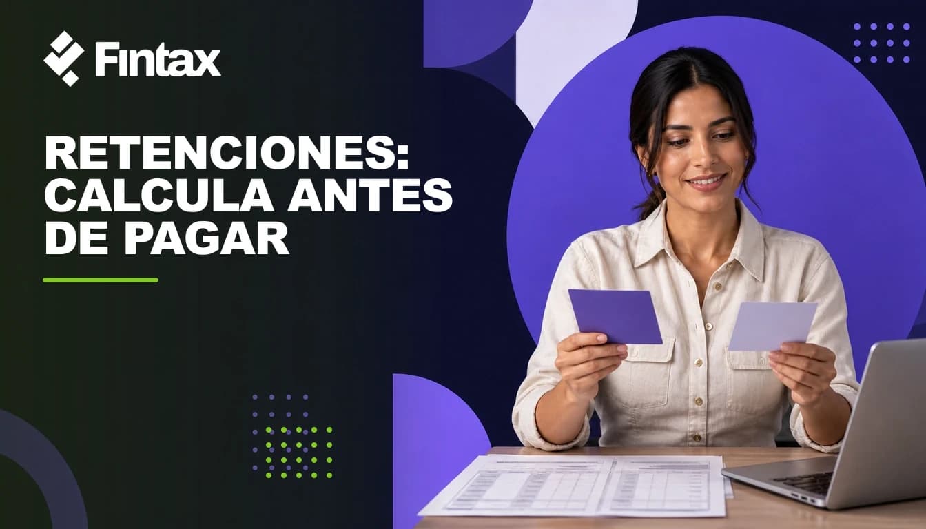Analista calculando retenciones de ISR e IVA para honorarios y renta.