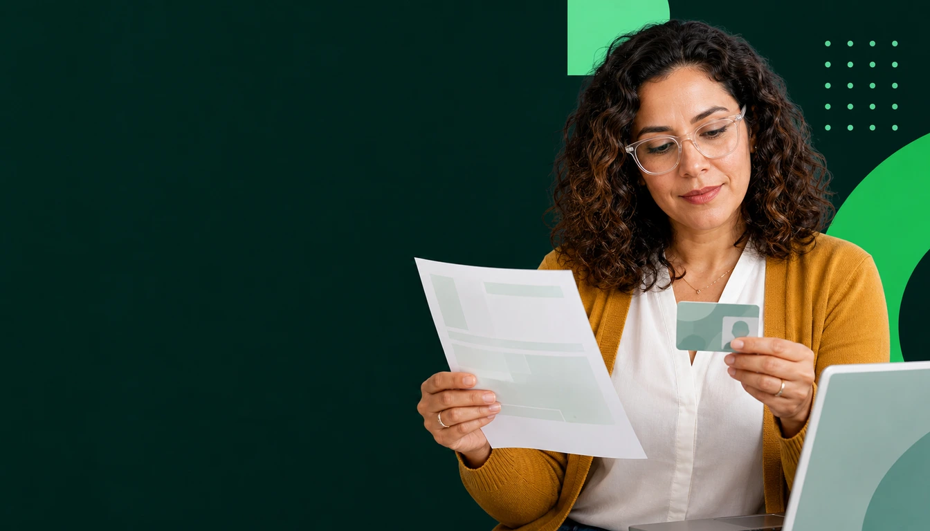 Individual downloading a tax status certificate and verifying key details.