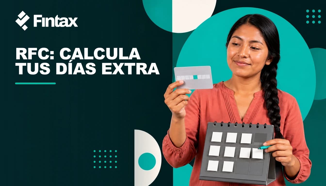 Contribuyente contando días hábiles en un calendario a partir del sexto dígito numérico de su RFC.