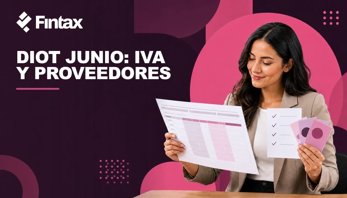 Analyst reconciling VAT and supplier records before submitting the June DIOT.