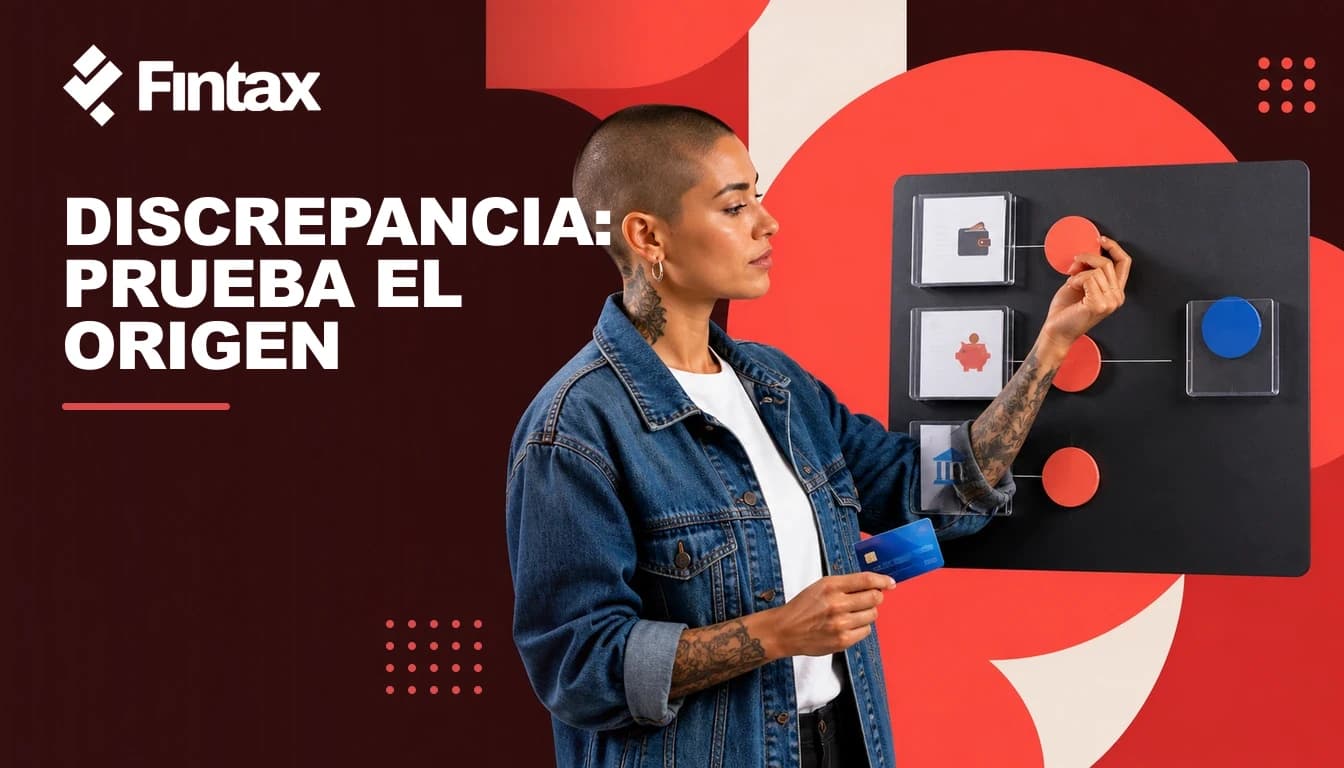 Contribuyente mexicana conciliando cargos de tarjeta con ingresos declarados y fuentes documentadas.