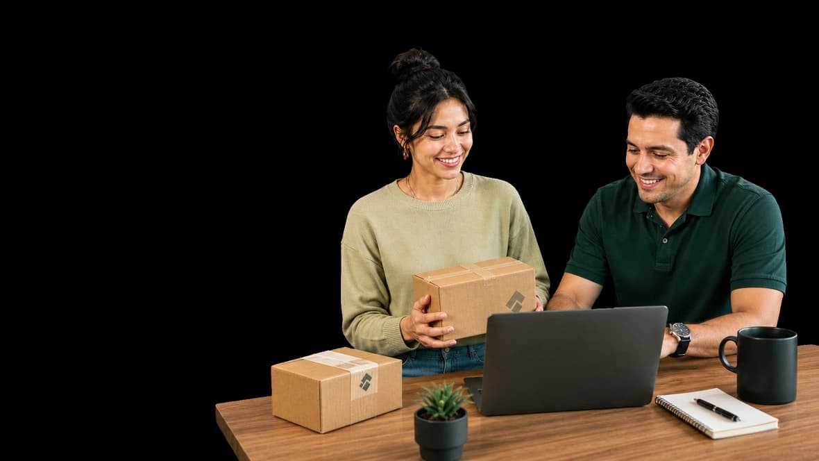 Entrepreneur reviewing her records with an advisor