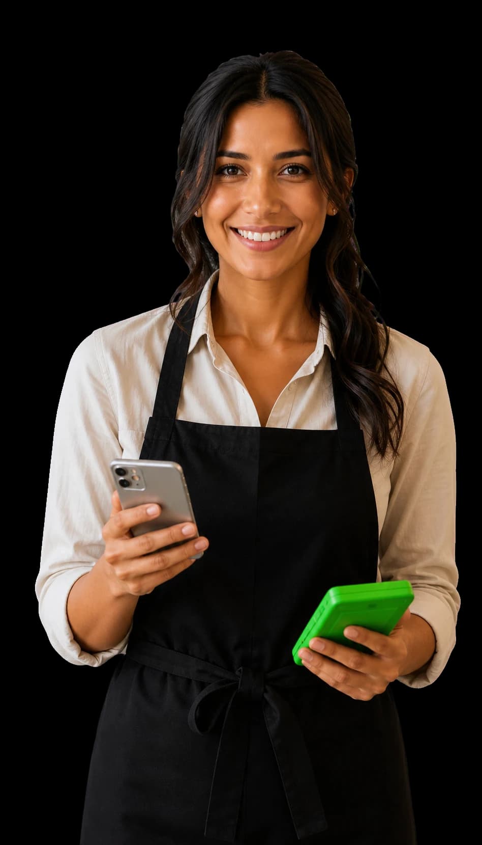 Fintax accounting advisor with a terminal and phone