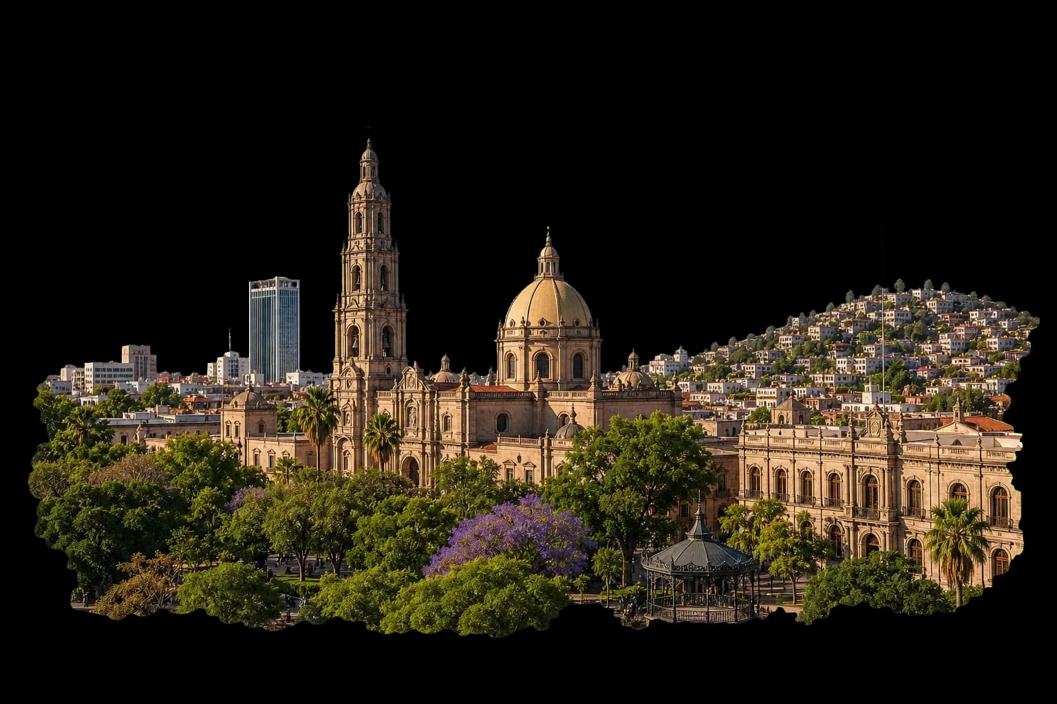 Aguascalientes cathedral and historic center as local context for accounting firm services