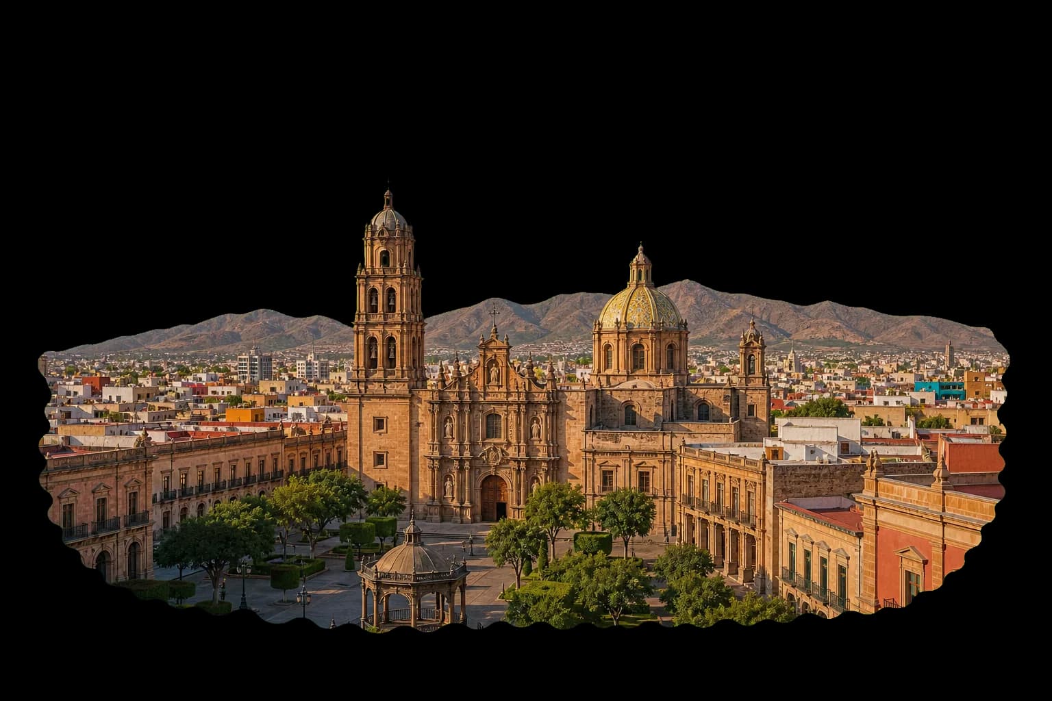Centro histórico de San Luis Potosí para una página de despacho contable local