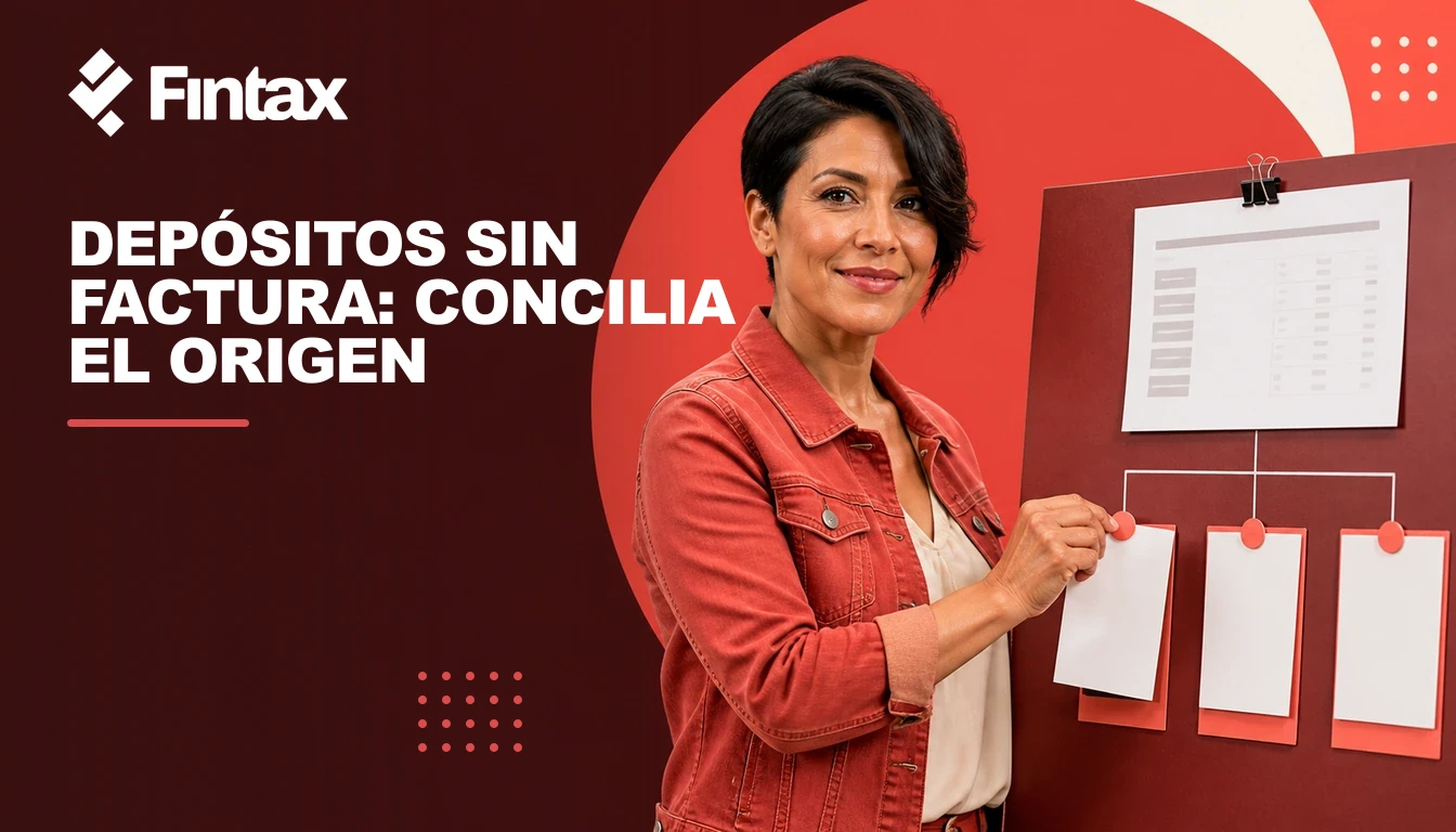 Dueña de negocio conciliando depósitos bancarios con ventas, CFDI y declaraciones.