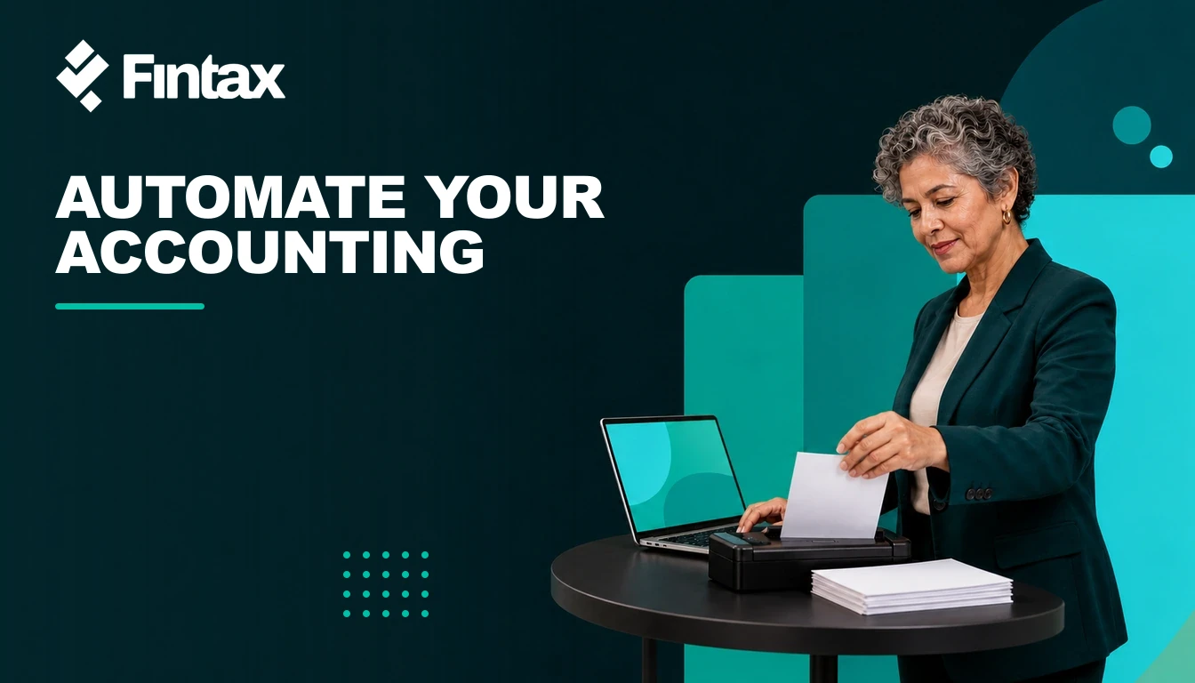 Team connecting invoices, bank records, and returns in an automated accounting workflow.