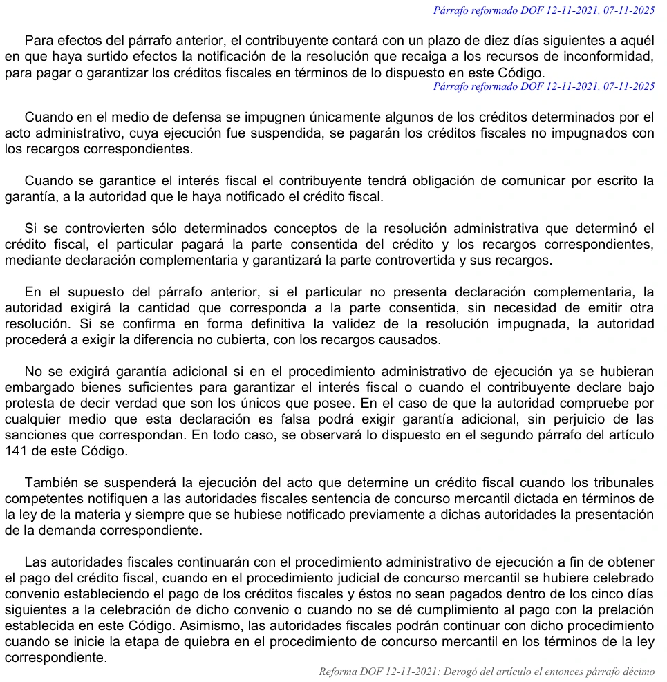 Complete original continuation of CFF article 144 on page 210, including partial disagreement and security conditions.