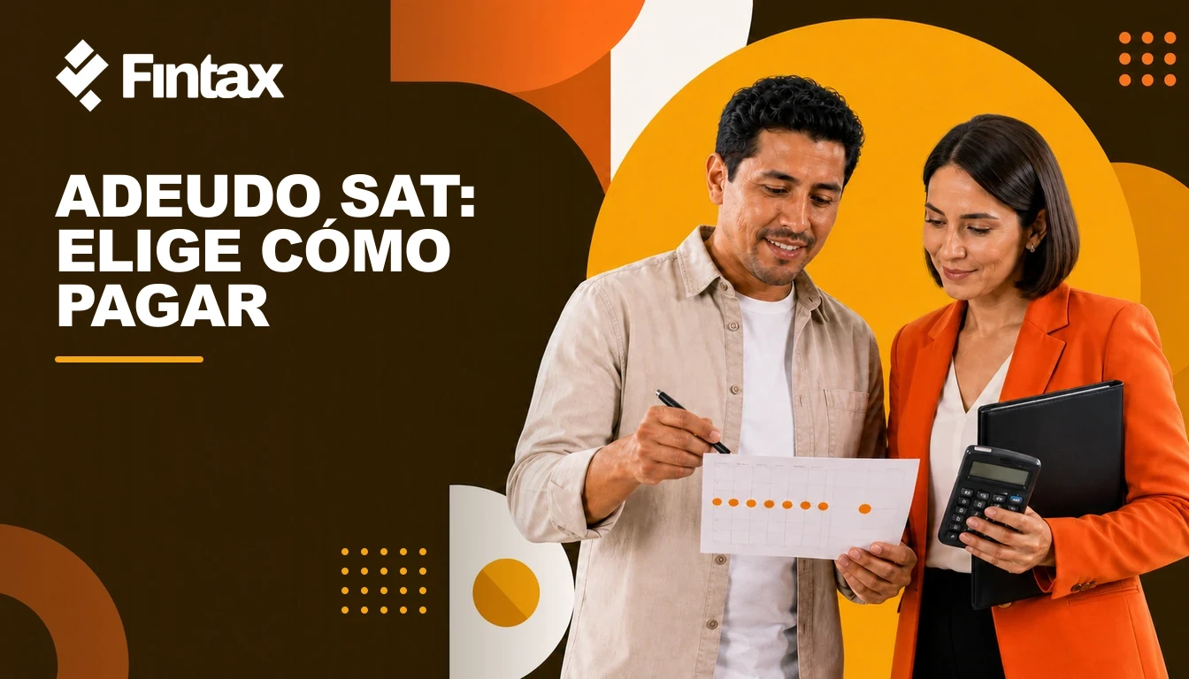 Contribuyente y contadora comparando un calendario de parcialidades con un pago diferido al SAT.