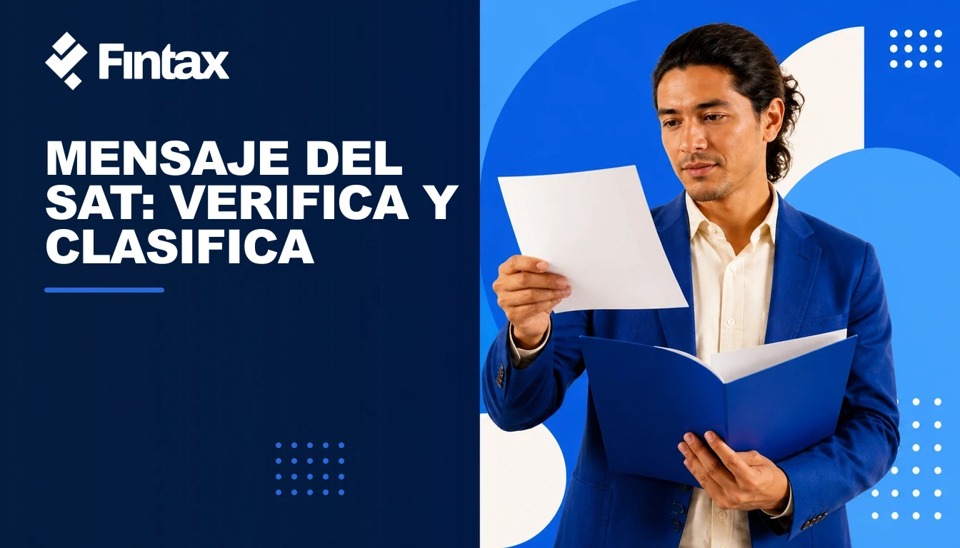 Contribuyente verificando una comunicación del SAT y organizando una respuesta con su asesora.
