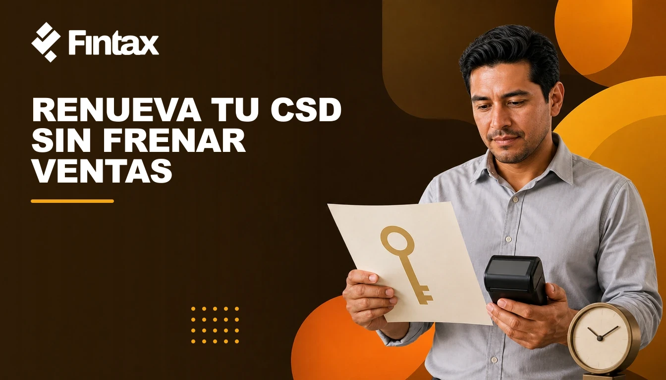 Encargado renovando el CSD mientras mantiene activa la facturación del negocio.